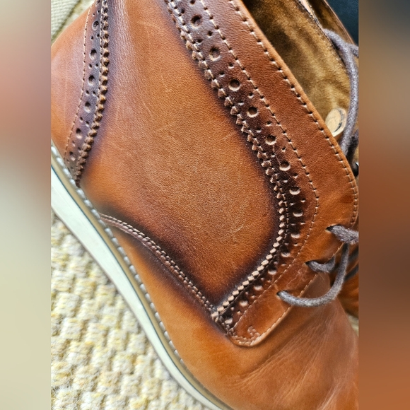 Steve Madden Men's Breemer Chelsea Boot Tan Leather 8M - Picture 3 of 12